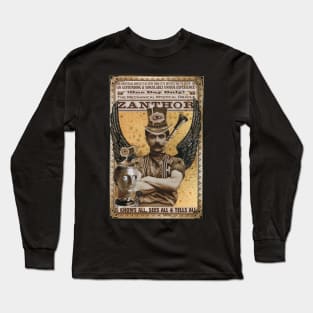 Steampunk Oracle - Zanthor Sees All Long Sleeve T-Shirt